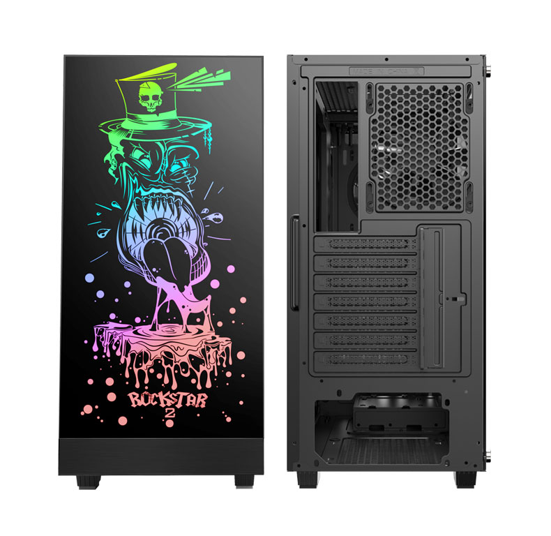 GameMax PC Rockstar2 Case Gamemax, Rockstar2 Blk