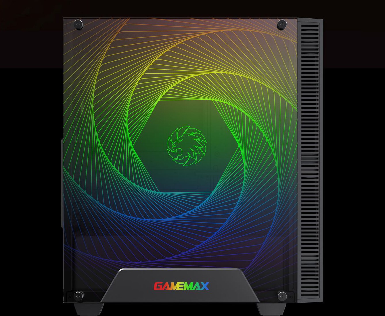 Gamemax Kreator Black USB3.0 Tempered Glass ATX Mid Tower Gaming