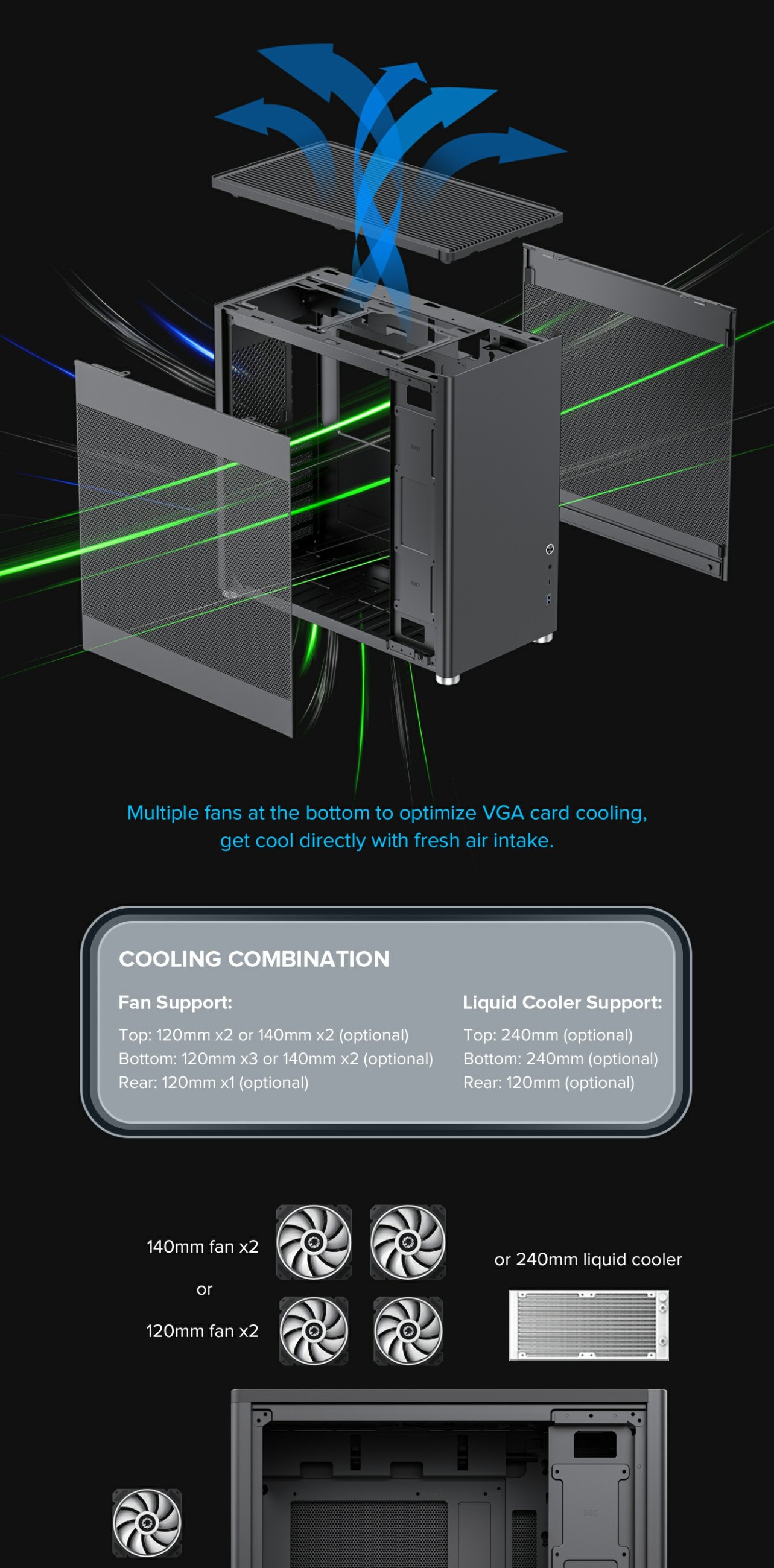 GAMEMAX MESHBOX ATX Deskop Chassis