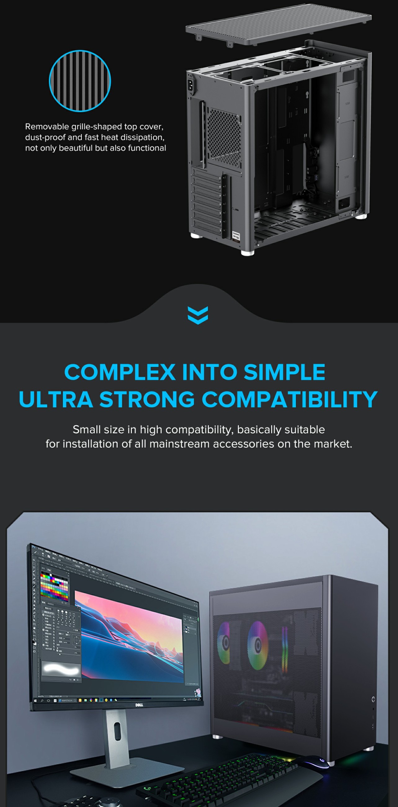 GAMEMAX MESHBOX ATX Deskop Chassis