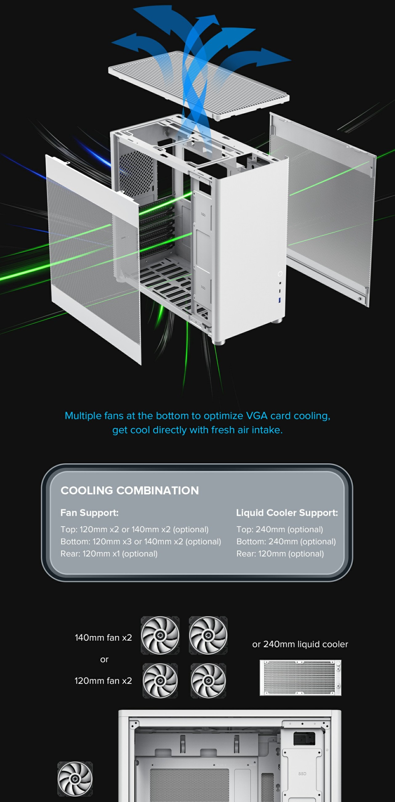 GAMEMAX MESHBOX ATX Deskop Chassis