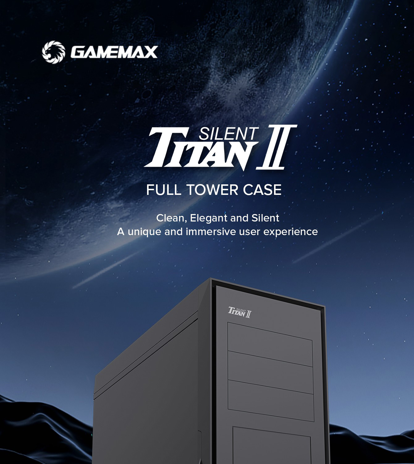 GAMEMAX GAMEMAX Titan Silent 2 Full Tower Computer Case