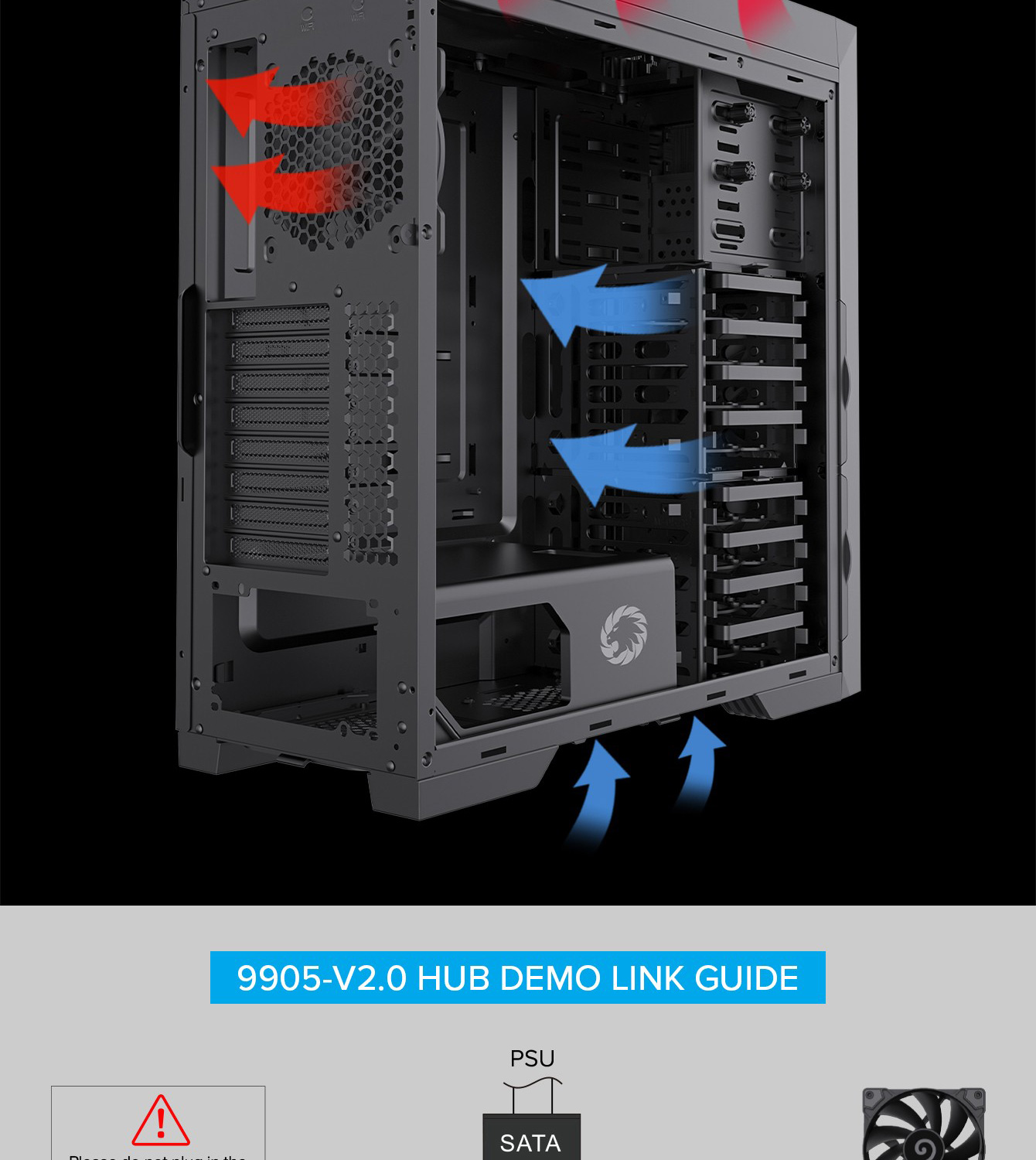 GAMEMAX GAMEMAX Titan Silent 2 Full Tower Computer Case