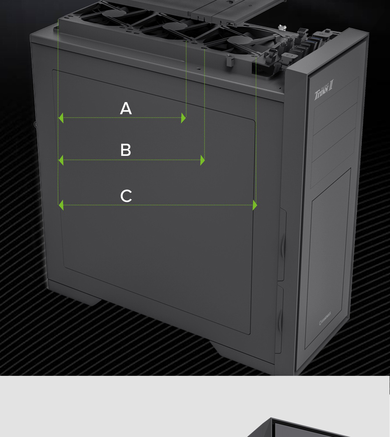 GAMEMAX GAMEMAX Titan Silent 2 Full Tower Computer Case