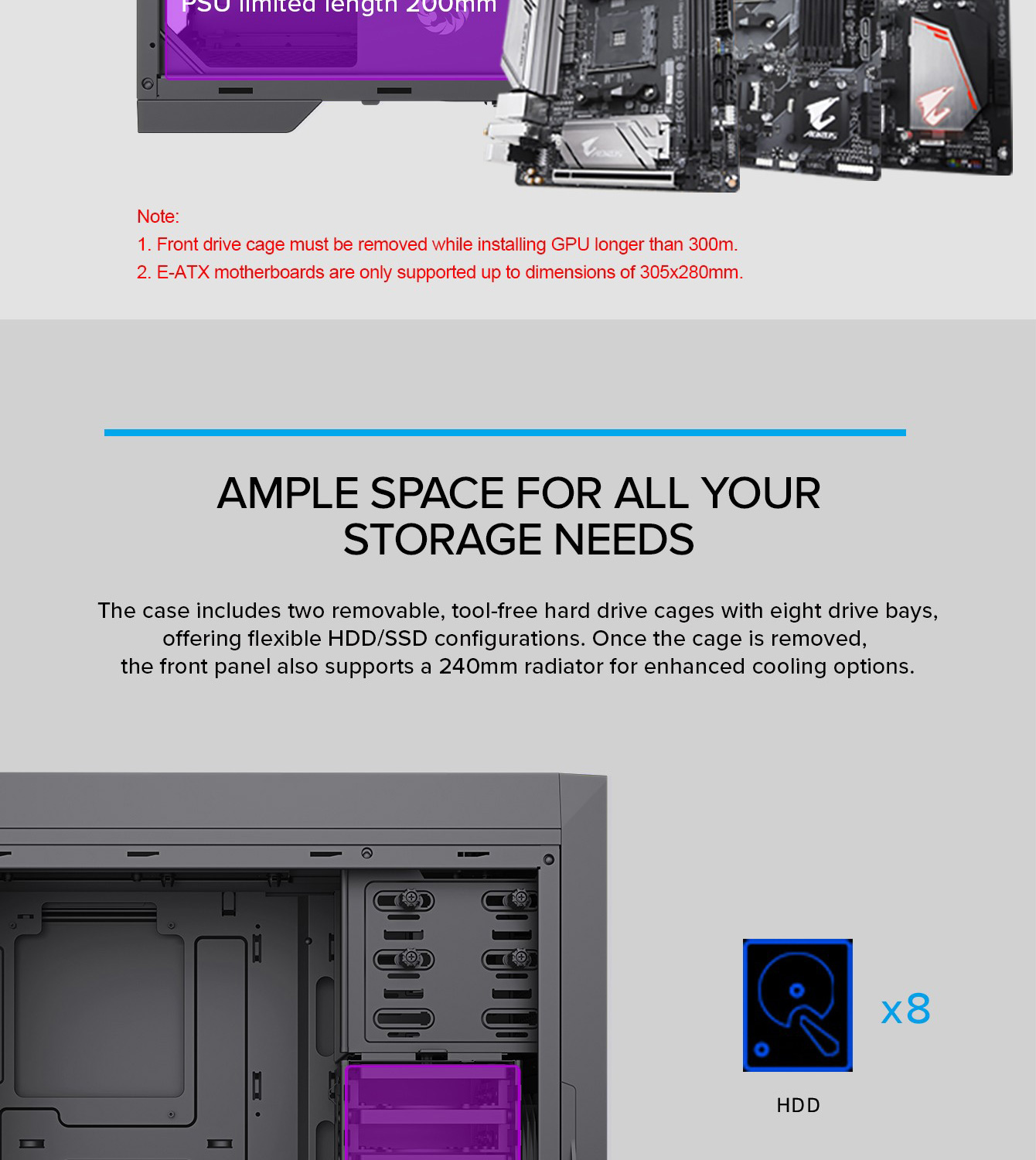 GAMEMAX GAMEMAX Titan Silent 2 Full Tower Computer Case