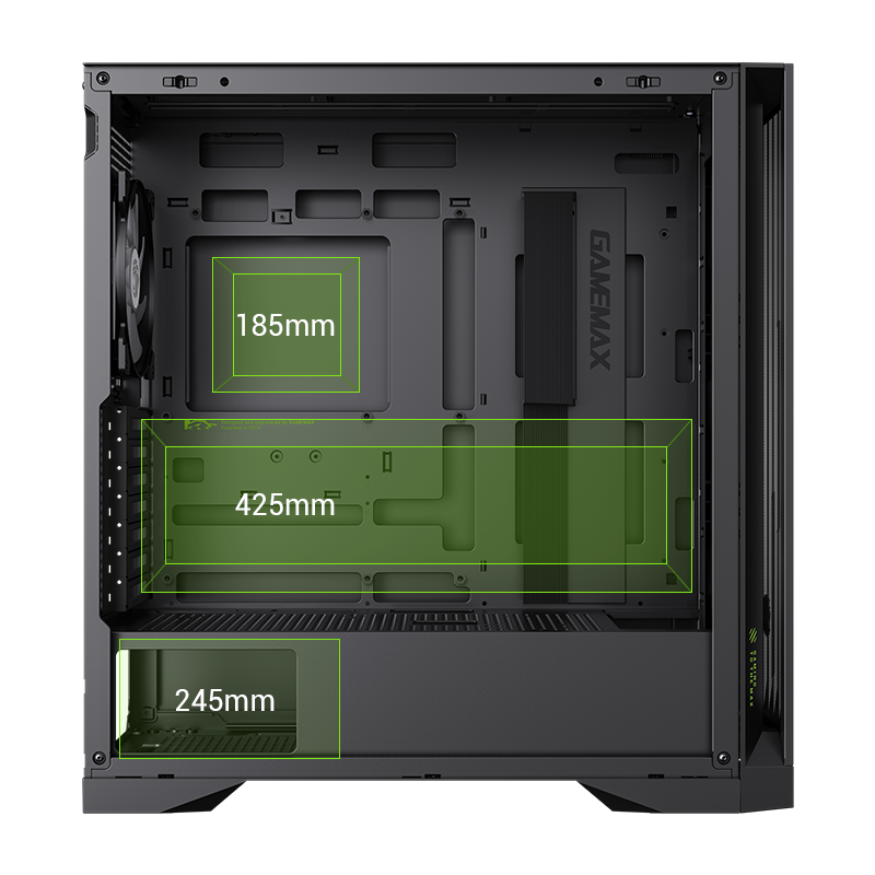 GAMEMAX LEADER 2 BK Leader 2 BK Black case