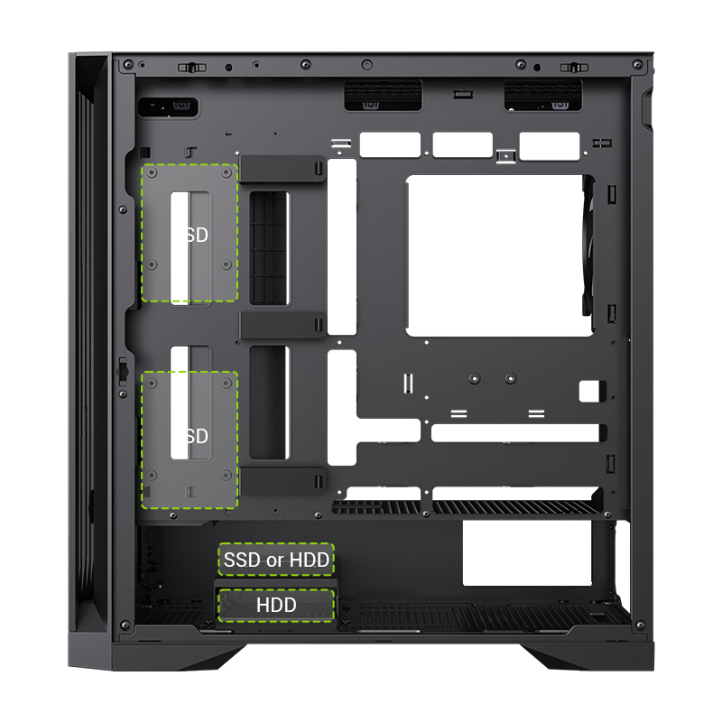 GAMEMAX LEADER 2 BK Leader 2 BK Black case