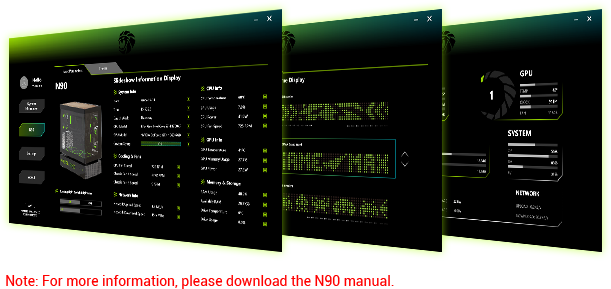 GAMEMAX N90 BG Black Dual-Chamber PC Case