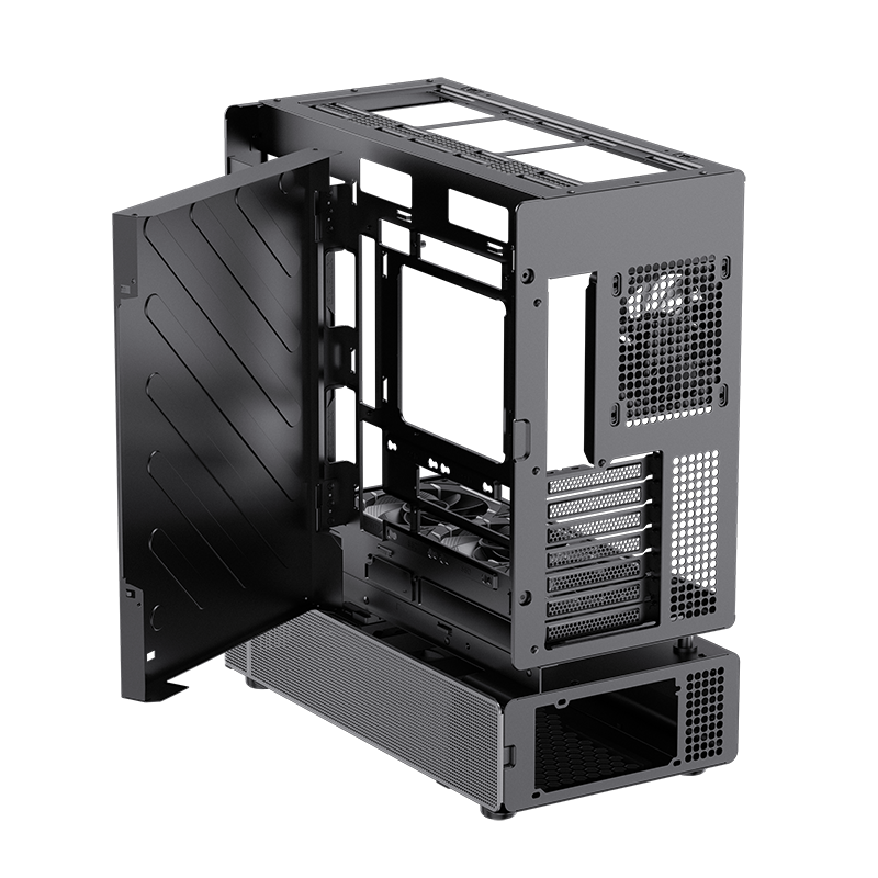 GAMEMAX N90 BG Black Dual-Chamber PC Case