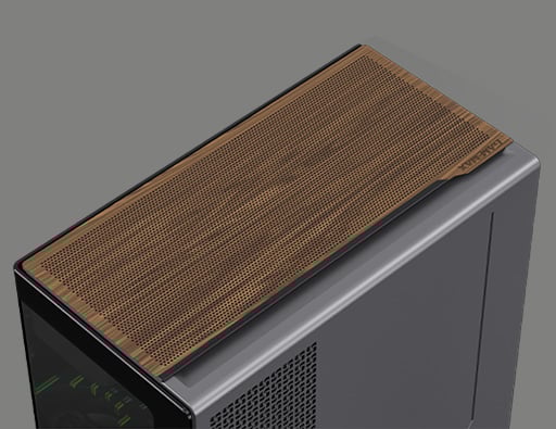 GAMEMAX N90 BG Black Dual-Chamber PC Case