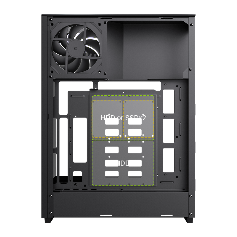 GAMEMAX T20 BK Black case