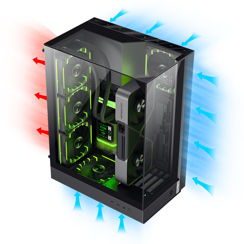 GAMEMAX T20 BK Black case