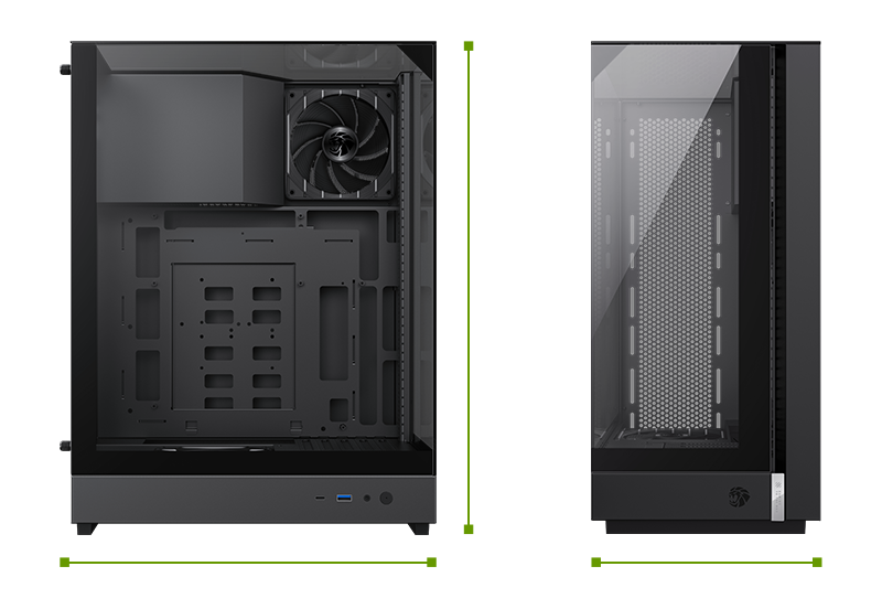 GAMEMAX T20 BK Black case