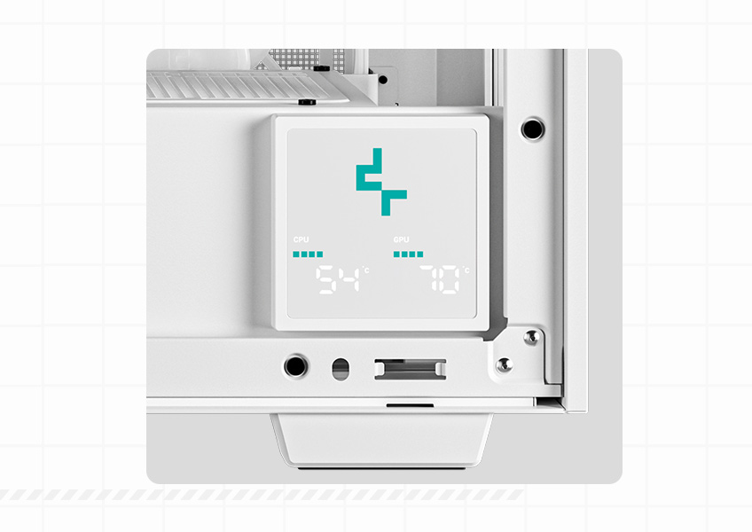 DeepCool MORPHEUS WH ATX+ Modular Airflow case, Single and Dual Chamber ...
