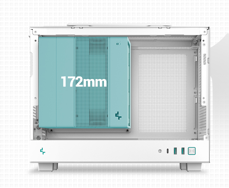 DeepCool CH160 WH Mini-ITX PC Case