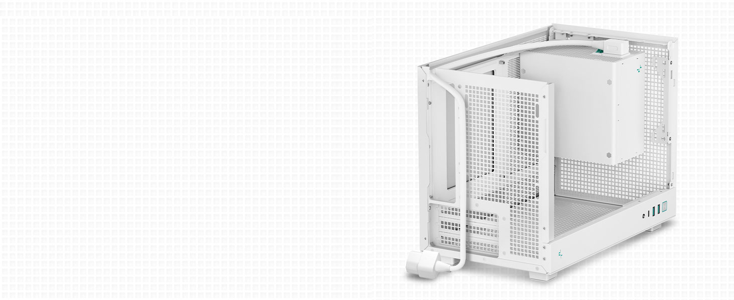 DeepCool CH160 WH Mini-ITX PC Case