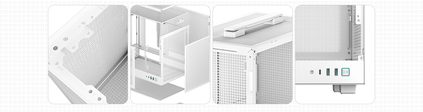 DeepCool CH160 WH Mini-ITX PC Case