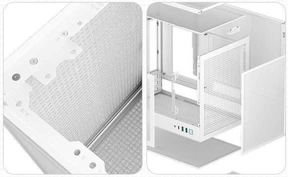 DeepCool CH160 WH Mini-ITX PC Case