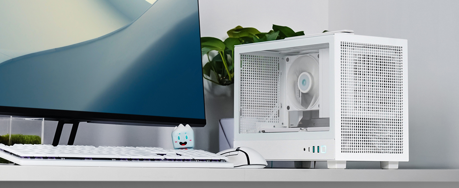 DeepCool CH160 WH Mini-ITX PC Case