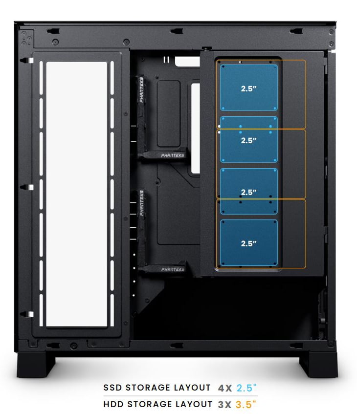Phanteks NV5, Showcase Mid-Tower Chassis, High Airflow Performance,  Integrated D