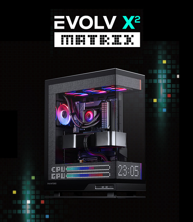 Phanteks Evolv X2 Matrix Mid Tower ATX Gaming Chassis 