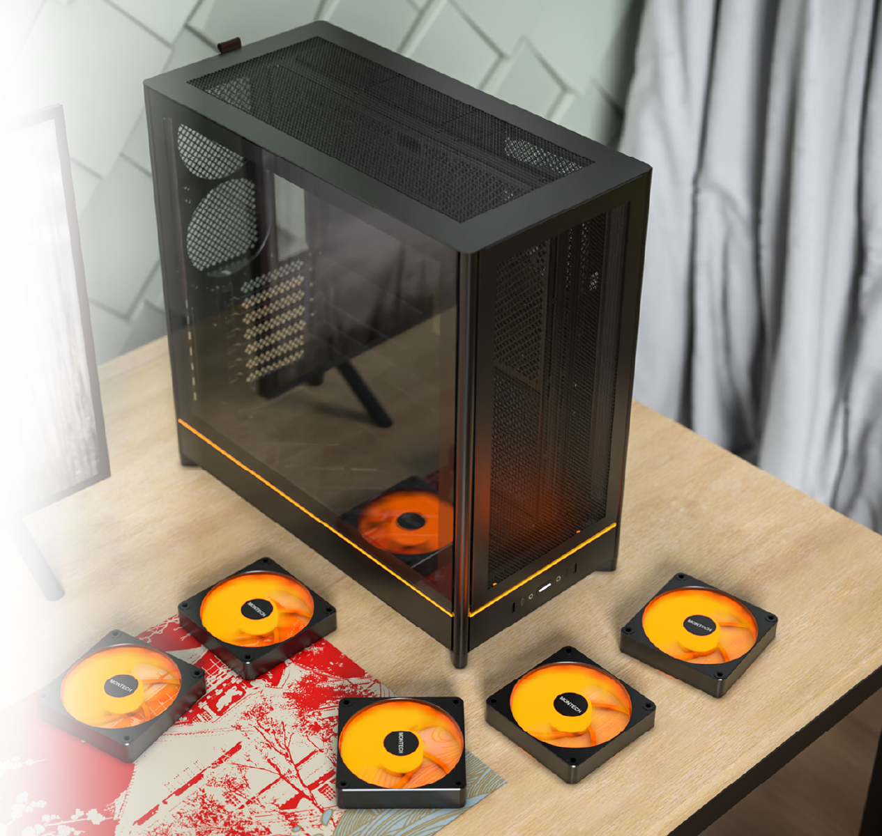 MONTECH HS01 PRO ATX Mid-Tower PC Case