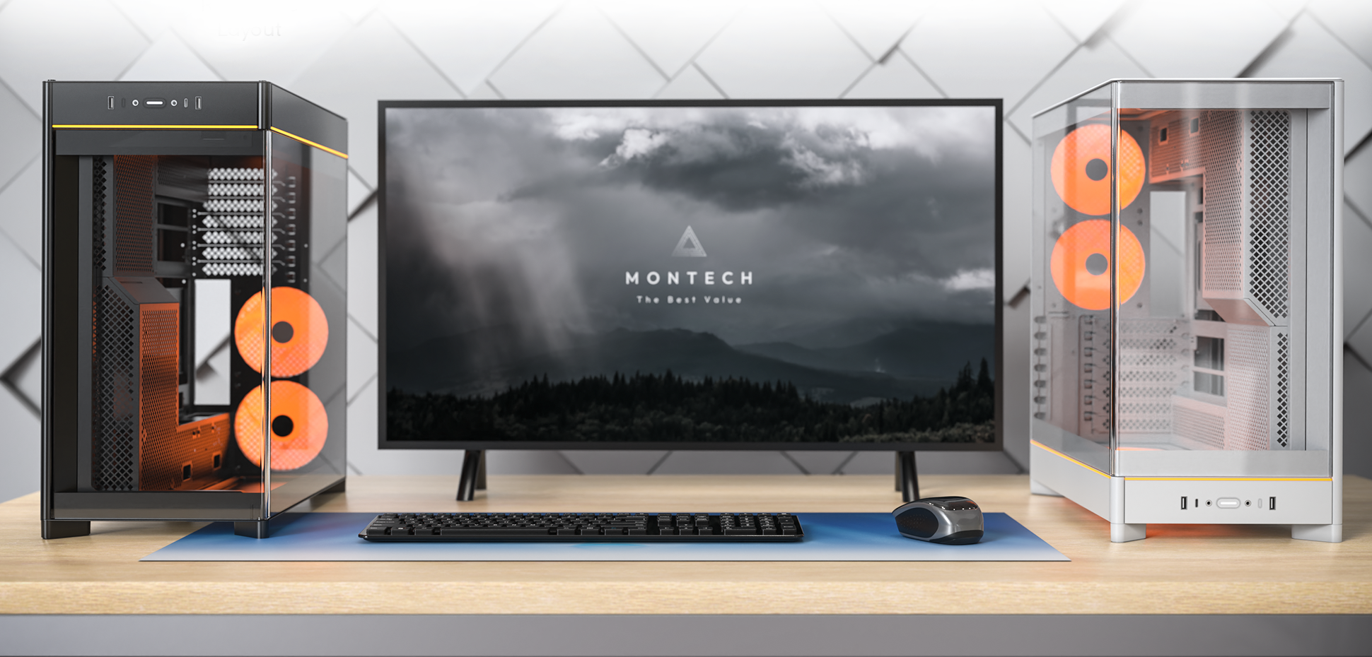 MONTECH HS02 PRO ATX Mid-Tower PC Case