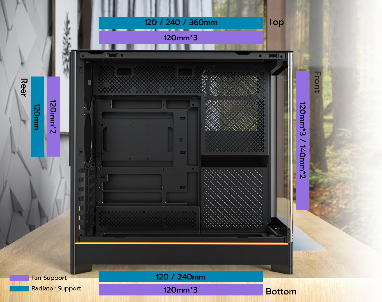 MONTECH HS02 PRO ATX Mid-Tower PC Case