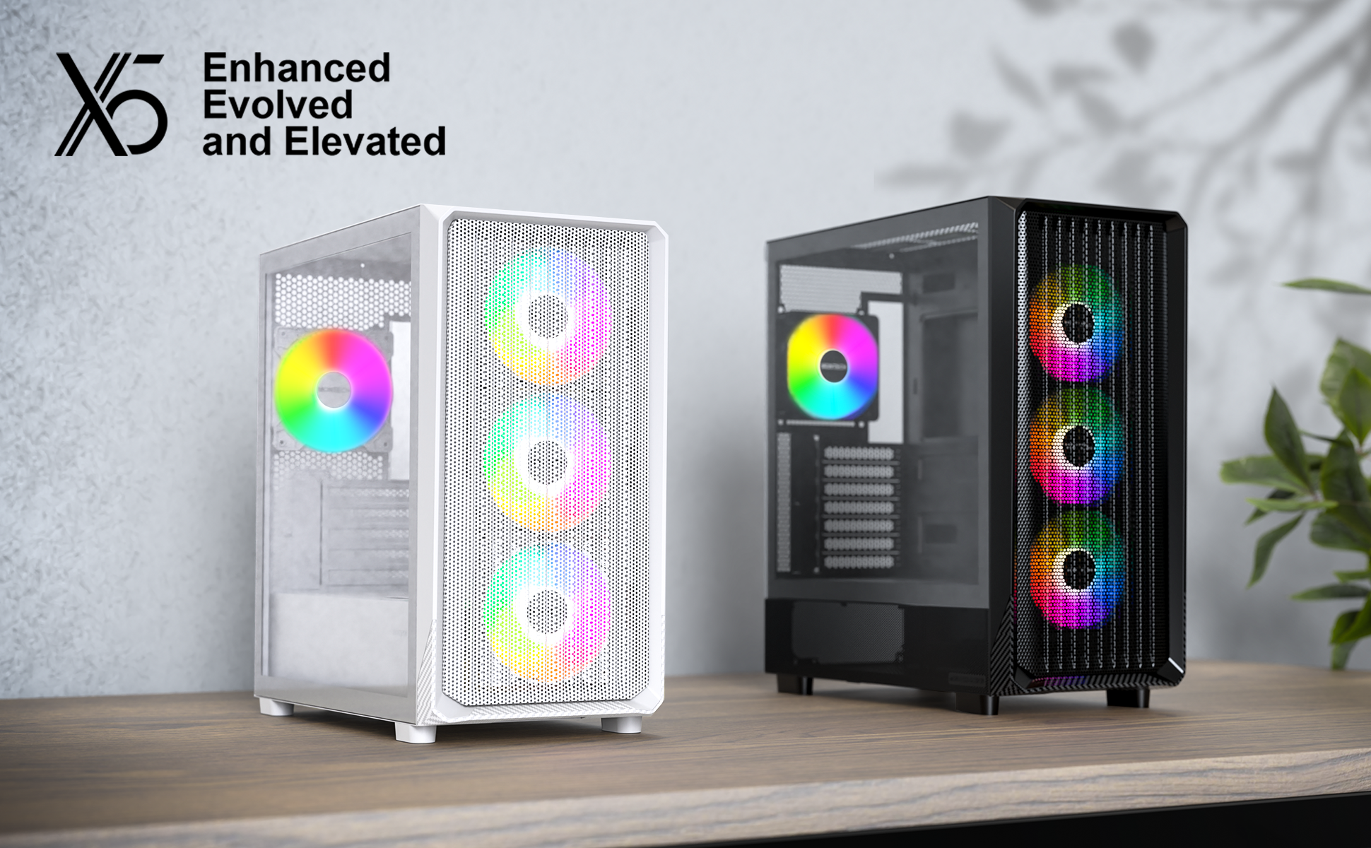 MONTECH X5 ATX Mid-Tower Gaming PC Case