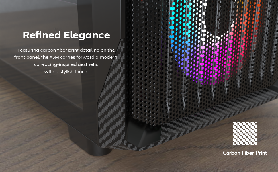 MONTECH X5M Micro ATX Gaming PC Case