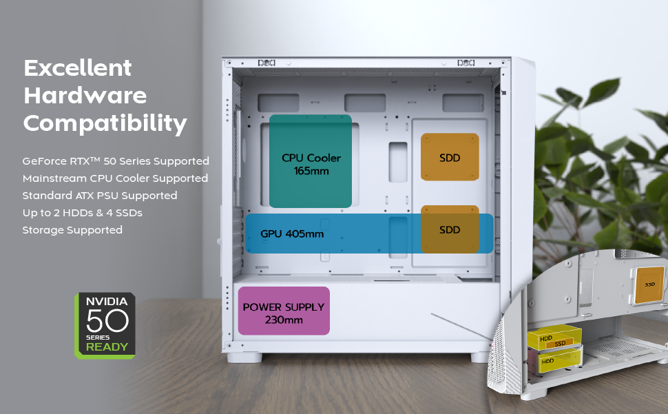 MONTECH X5M Micro ATX Gaming PC Case