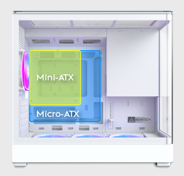 MONTECH KING 15 PRO Micro-ATX PC Case