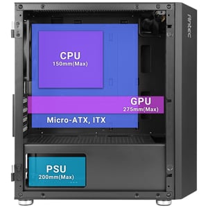 Antec NX200M Micro-ATX Tower Mini-Tower Computer Case