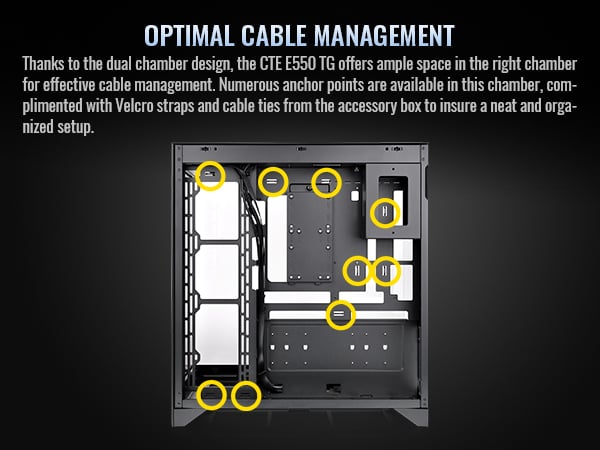 Thermaltake CTE E550 TG Black Mid Tower ATX Case