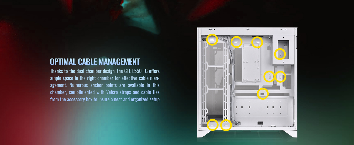Thermaltake CTE E550 TG Snow Mid Tower ATX Case