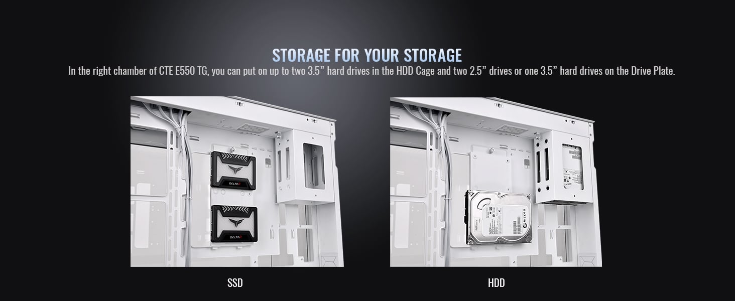 Thermaltake CTE E550 TG Snow Mid Tower ATX Case