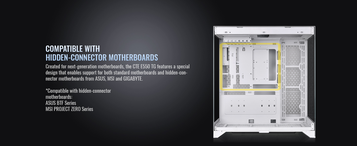 Thermaltake CTE E550 TG Snow Mid Tower ATX Case