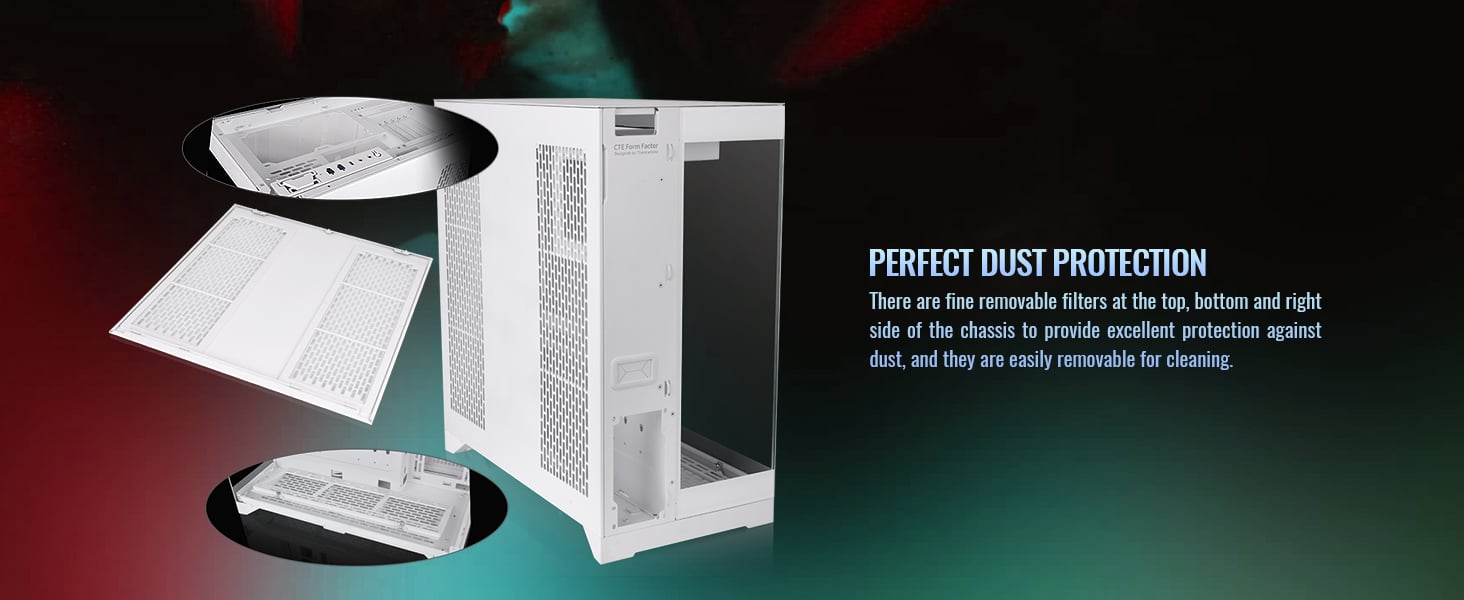 Thermaltake CTE E550 TG Snow Mid Tower ATX Case