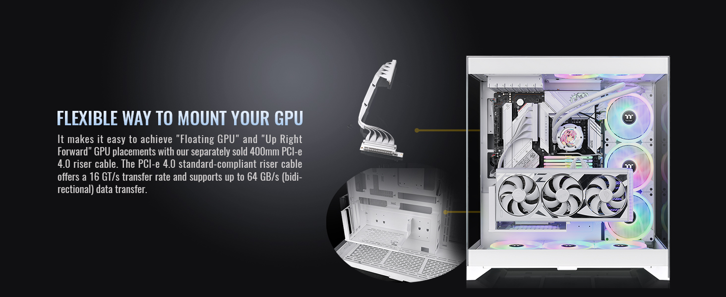 Thermaltake CTE E550 TG Snow Mid Tower ATX Case