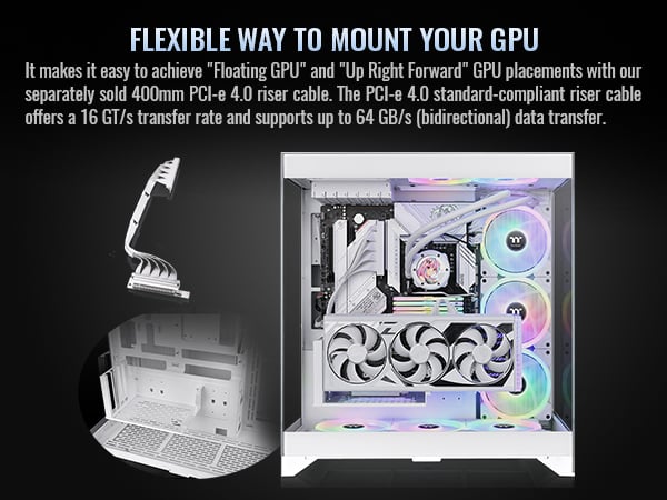 Thermaltake CTE E550 TG Snow Mid Tower ATX Case