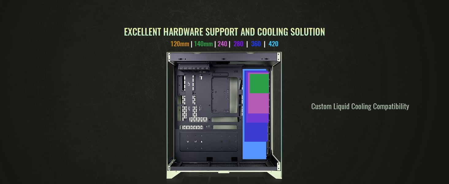 Thermaltake CTE E550 TG Matcha Green Mid Tower ATX Case