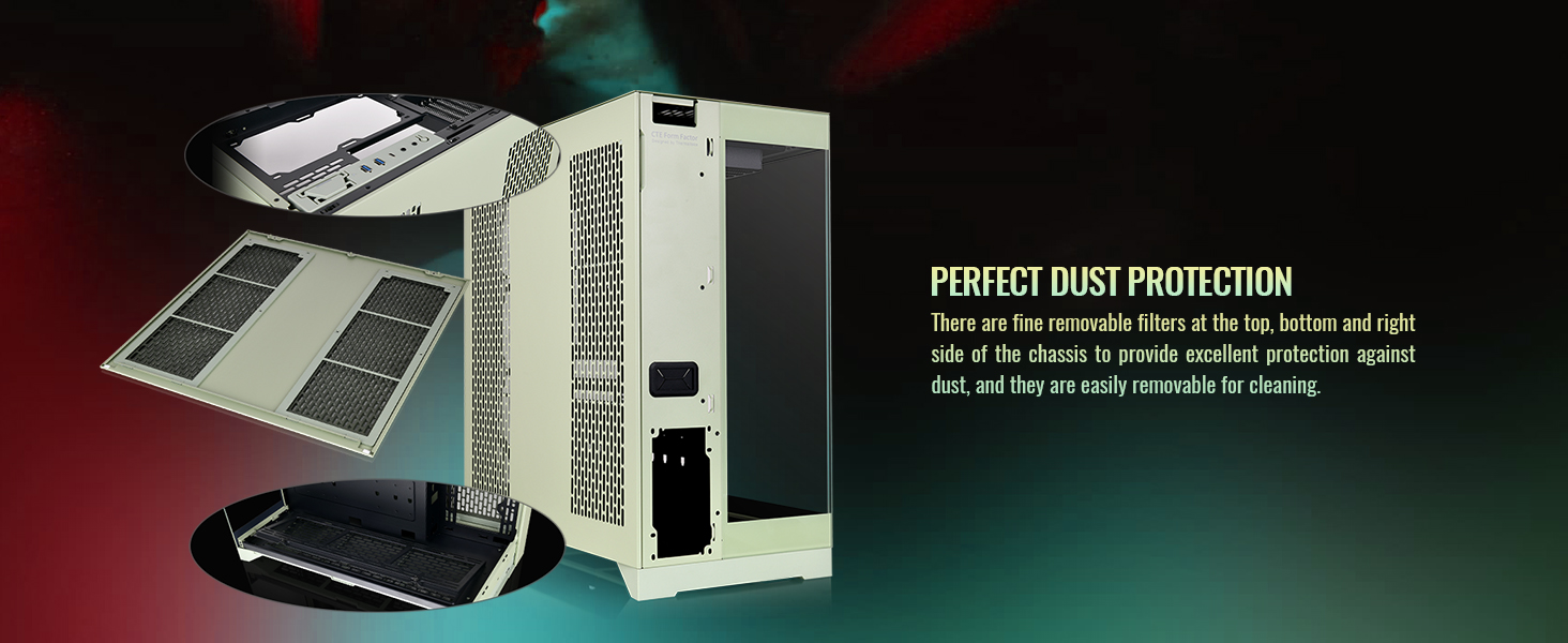 Thermaltake CTE E550 TG Matcha Green Mid Tower ATX Case