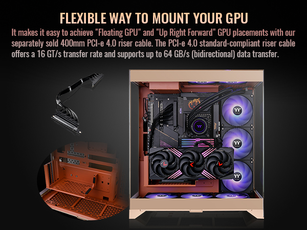 Thermaltake CTE E550 TG Gravel Sand Mid Tower ATX Case