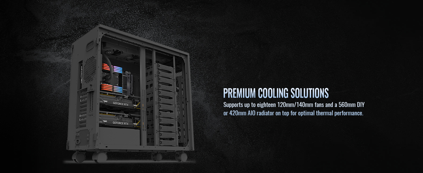 Thermaltake AX700 TG Super Tower Computer Case