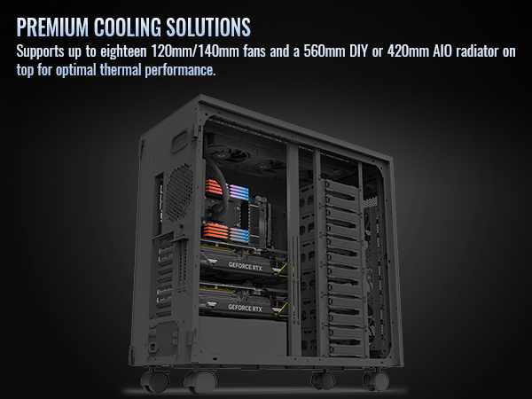 Thermaltake AX700 TG Super Tower Computer Case