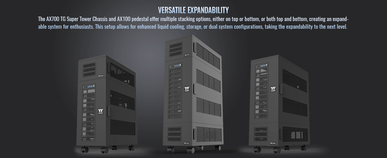 Thermaltake AX700 TG Super Tower Computer Case