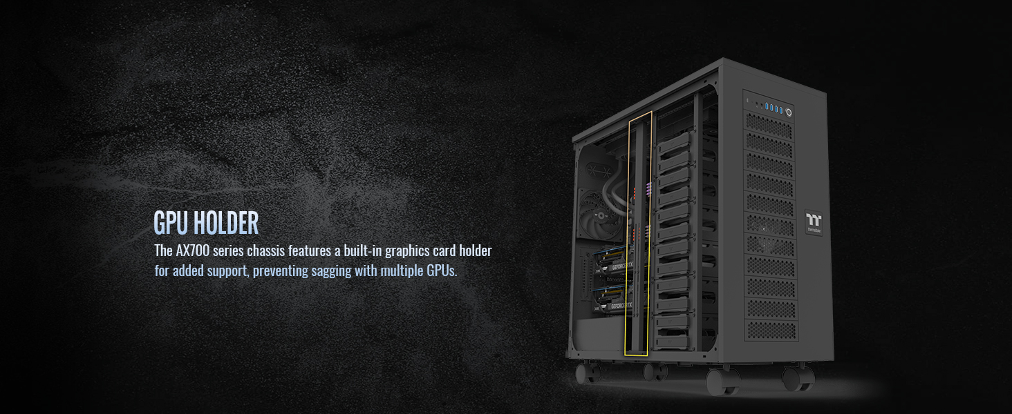 Thermaltake AX700 TG Super Tower Computer Case