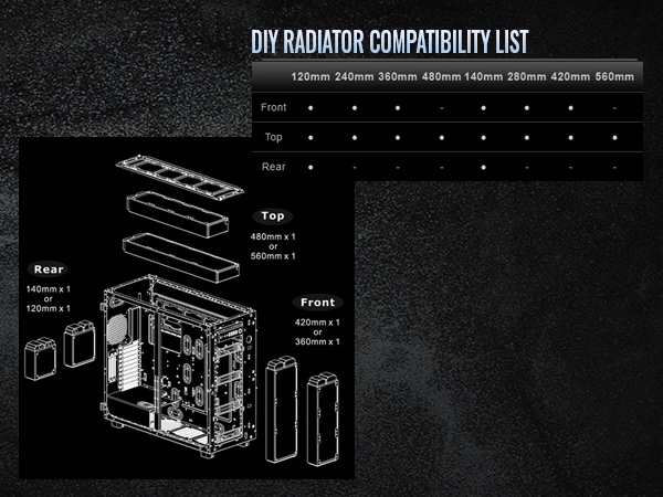 Thermaltake AX700 Snow TG Super Tower Computer Case