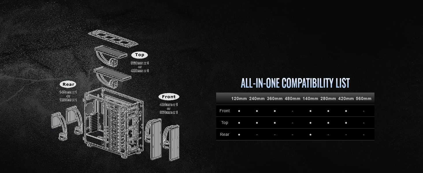 Thermaltake AX700 Snow Super Tower Computer Case