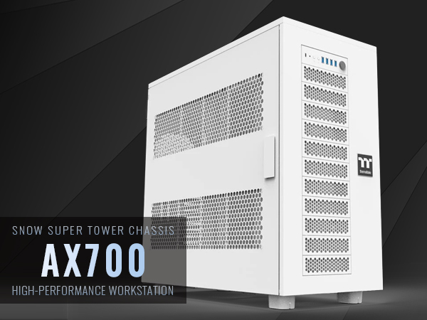 Thermaltake AX700 Snow Super Tower Computer Case